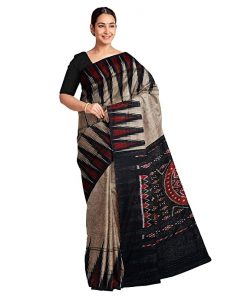 DK Fashion Women's sambalpuri Handloom cotton saree of Odisha | Odisha Handloom art Handmade Cotton Saree| Sambalpuri Cotton Saree