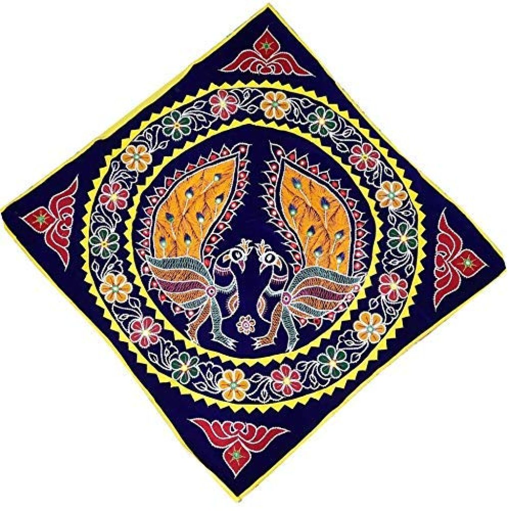  Handcrafted Colorful Pipili Applique Work Chandua Wall Hanging 