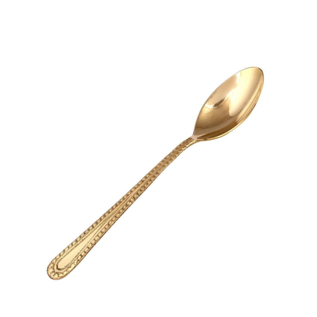 Gyarsilal's Brass Plain Spoon, Serveware Tableware Home Hotel Restaurants,